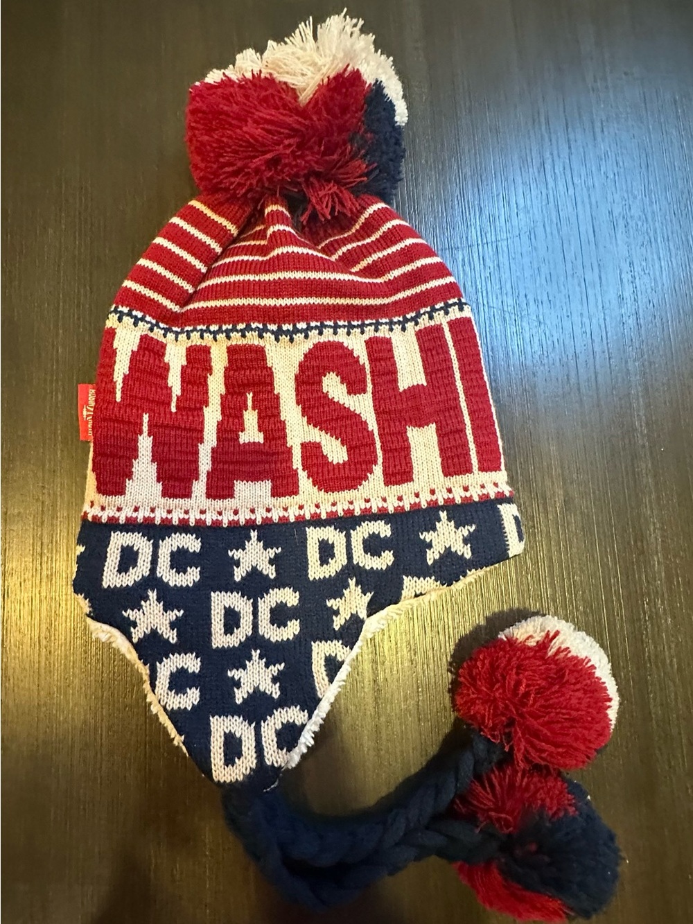 Robin Ruth Washington DC earflap winter beanie